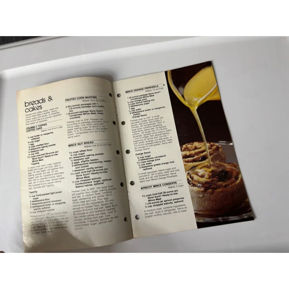 Vintage 1977 Borden None Such Mince Meat The Touch‎ of Taste Recipe Booklet